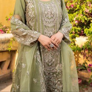 Luxury Sharara Style Pakistani Suit